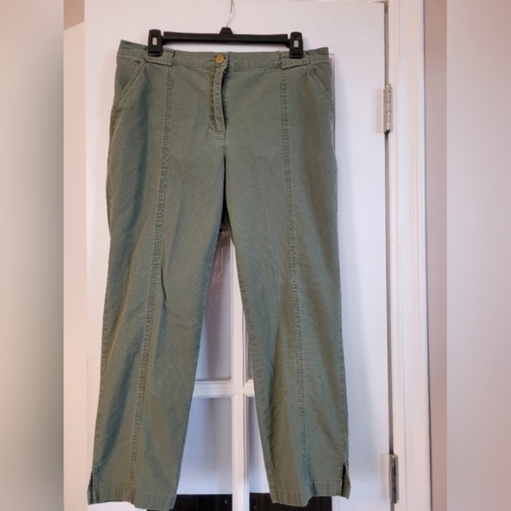 Ruby Rd elastic button zip cotton‎ pants size 12P